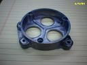 Shot of die casting parts on gate